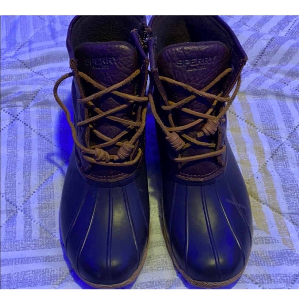 Sperry duck boots great like new condition